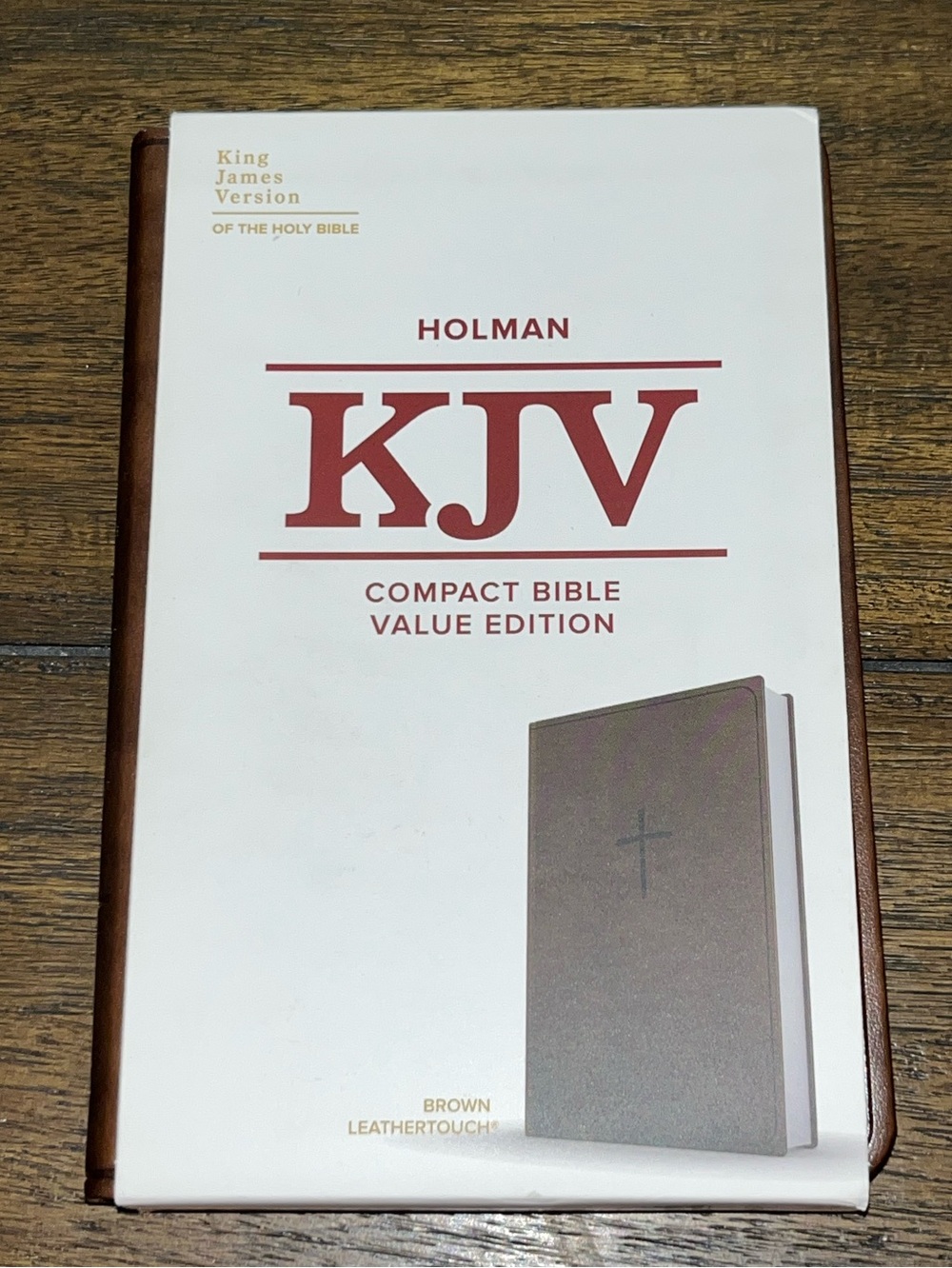 Bible: Holman King James Compact Bible Brown LeatherTouch